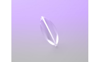 Dia12.7mm EFL100mm UV Fused Silica Biconvex Lenses Uncoated